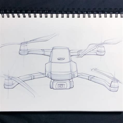 How To Draw A Drone Drone Drawing Easy Drawing Tutorials