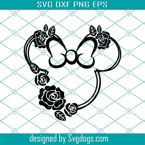 Mickey Mouse Svg Mickey Mouse Ears Svg Mickey Flower Svg