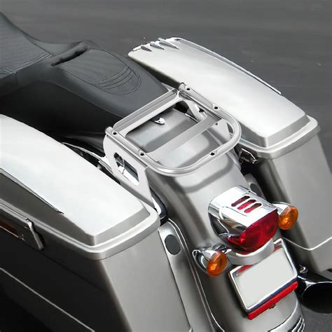 Detachable Solo Tour Pack Mount Luggage Rack For Harley Touring Street