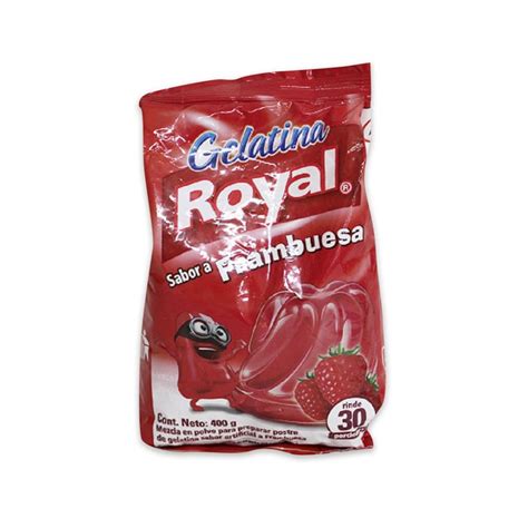 Gelatina Frambuesa Royal 400 Gr