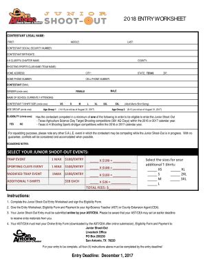 Fillable Online Travis Tx Tamu 2018 Entry Worksheet Travis County