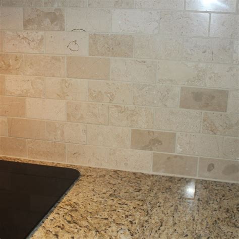 Crema Marfil Backsplash Photos Ideas Houzz