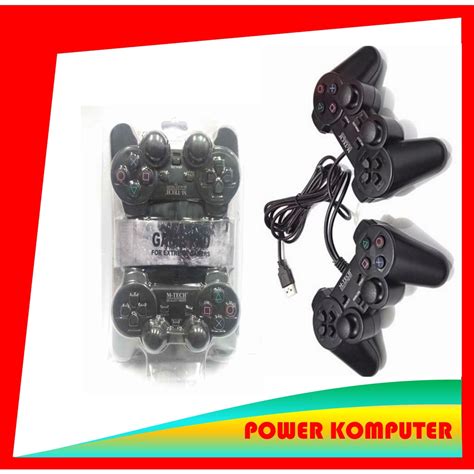 Jual M Tech Gamepad Double Getar Joystick Stik Computer Pc Laptop Stik