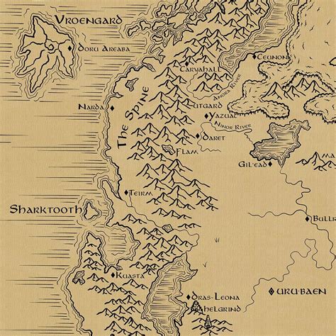 Map Of Alagaesia Eragon