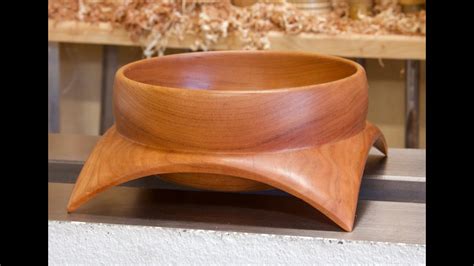 Wood Turning Square Bowl - YouTube