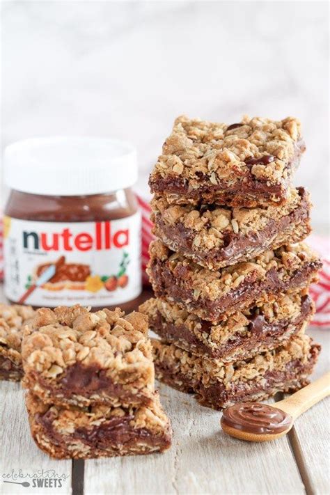 Nutella shortbread bars – Artofit