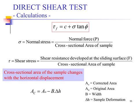 Geotechnical Engineering Ii Lec 3 Direct Shear Test Ppt