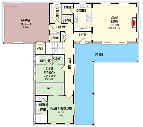 L Shaped House Plans Designs Image To U