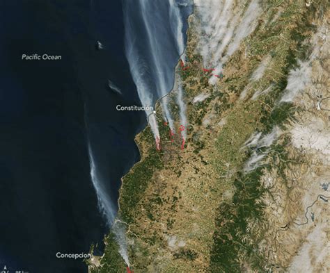 Map of the Day: MASSIVE Wildfires Engulf Chile - UN Dispatch