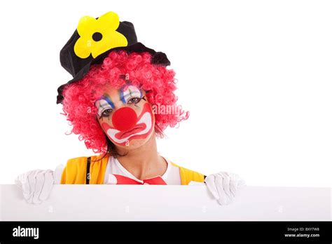 Sad Female Clown Painting