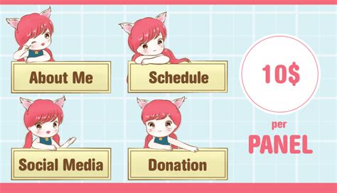 Draw You Custom Chibi Twitch Panels By Nana25nana Fiverr