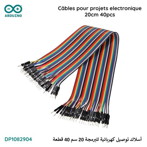 Câbles de plaque d essai pour projets electronique et robotique arduino