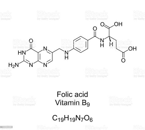 葉酸ビタミンb9化学式骨格構造 葉酸のベクターアート素材や画像を多数ご用意 葉酸 化学 化学式 Istock