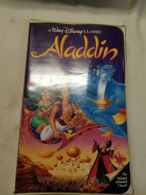 Aladdin Walt Disney Vhs Black Diamond Edition The Classics Vhs Tapes