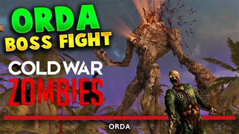 Call Of Duty Cold War Multiplayer Outbreak Orda Boss Fight - YouTube