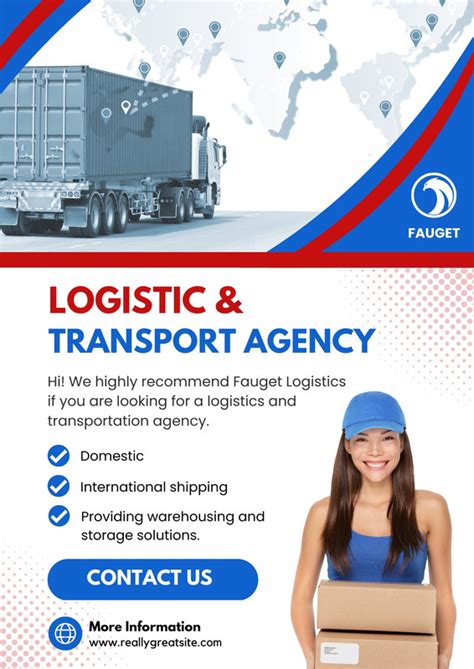 Free Printable Customizable Shipping Flyer Templates Canva