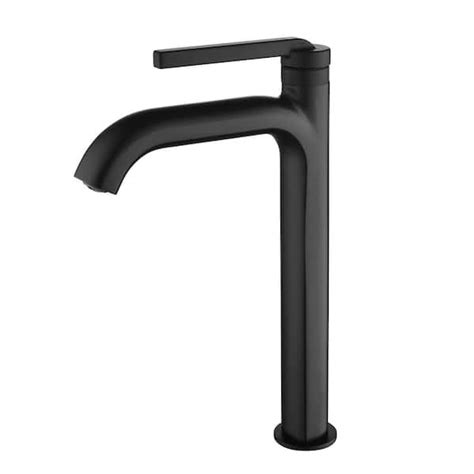 Aimadi Single Handle Bathroom Vessel Sink Faucet Modern 1 Hole Brass High Tall Bathroom Faucets