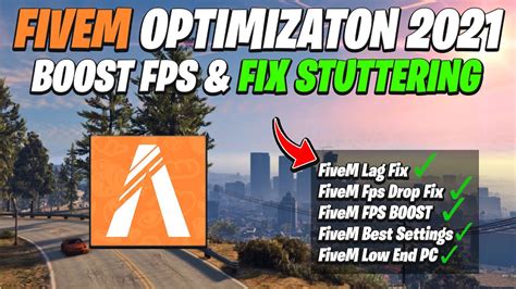 FiveM GTA V How To Boost FPS Fix Shuttering In FiveM GTA 5