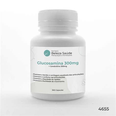 Glucosamina Mg Condroitina Mg C Psulas Beleza Sa De