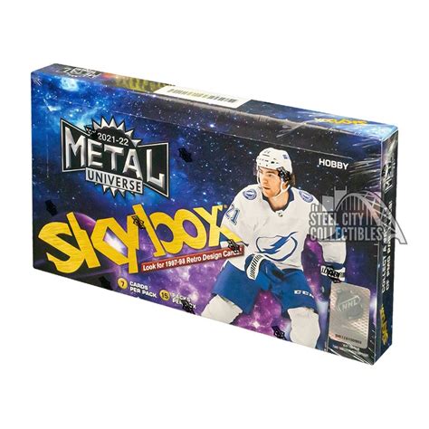 2021 22 Upper Deck Skybox Metal Universe Hockey Hobby Box Steel City