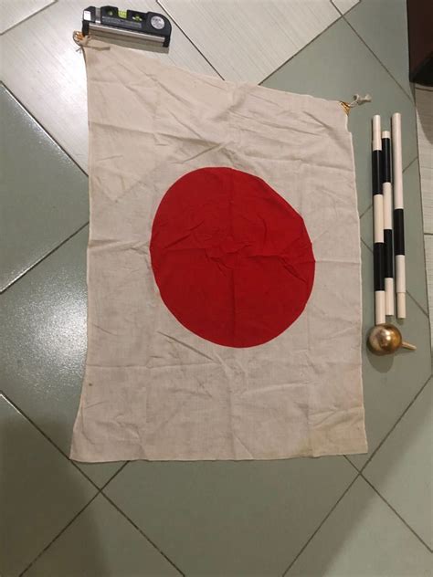 Vintage Old Large Japanese Flag Hobbies And Toys Memorabilia