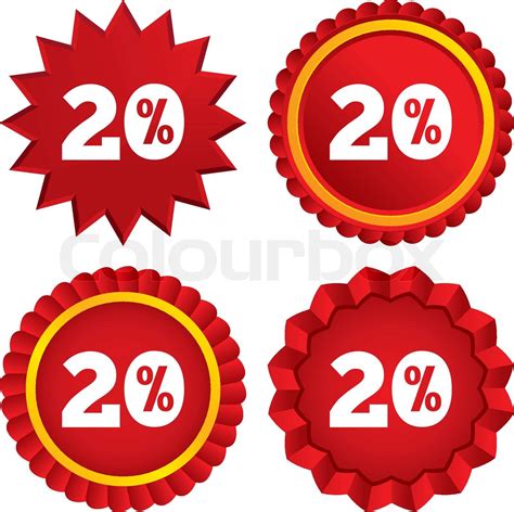 Percent Discount Sign Icon Sale Symbol Stock Vector Colourbox