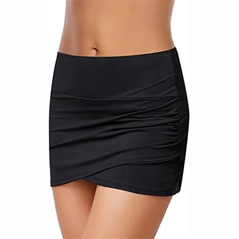 Maillot De Bain Bas Bikini Femmes Tankini Jupe Short Hulip Hem Maillots