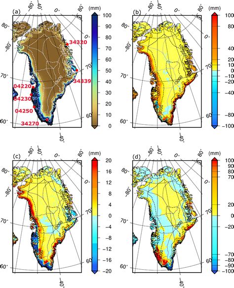 Rainfall On The Greenland Ice Sheet Presentday Climatology From A