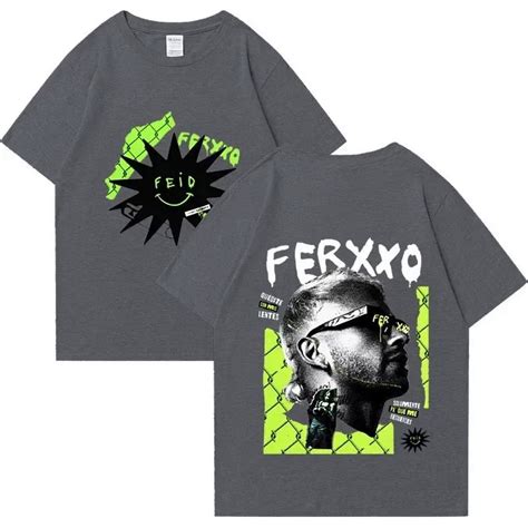 Rapper Feid Ferxxo Tour Print T Shirt Walmart