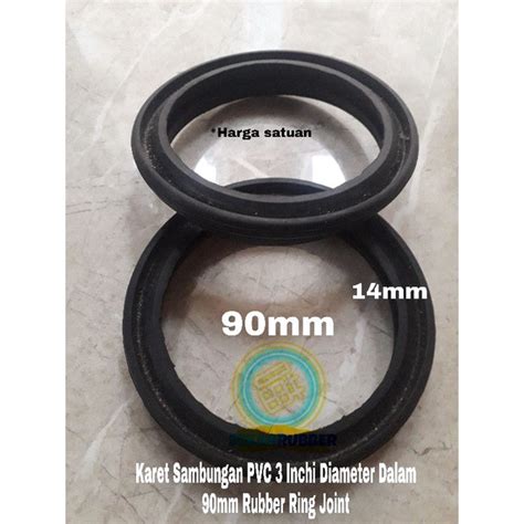 Jual Karet Sambungan Pipa Pvc Inchi Diameter Dalam Mm Rubber Ring