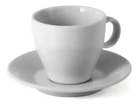 Set Taza Plato Cafe Pocillo Conica Porcelana Tsuji 1600 MercadoLibre