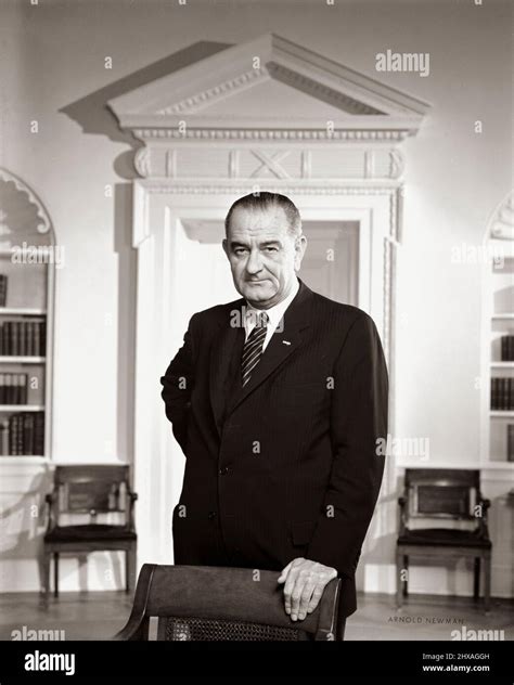 Official Portrait Of President Lyndon Baines Johnson By Arnold Newman