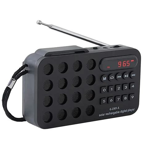 Ta Nabilir El Mini Fm Radyo G Ne Enerjili Arj Kablosuz Hoparl R Usb