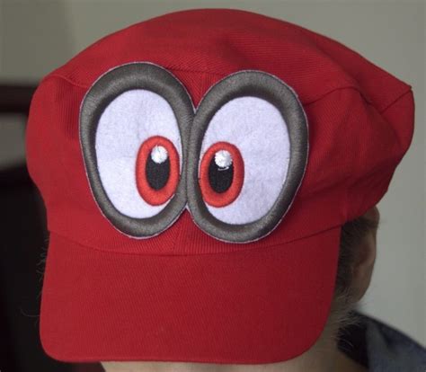 Nintendo Super Mario Odyssey Cappy Hat Rare Official Handmade Switch