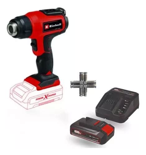 Set Pistola De Calor Einhell Te ha 18 Li Starter Kit 2 5ah Envío gratis