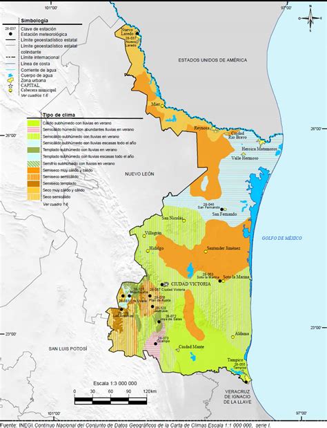 Clima De Tamaulipas Mapa Temperatura Y Lluvias