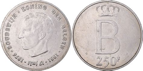 Belgium Francs Frank Brussels Coin Baudouin I Brussels