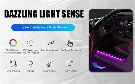 Amazon Free Customization Led Door Sill Lights Wiring Free Car