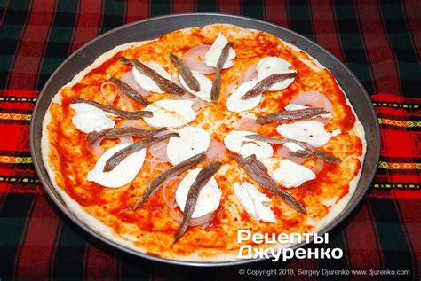 Пицца с анчоусами - пошаговый рецепт Сергея Джуренко