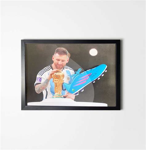 Authentically Signed Lionel Messi Framed Boot – Argentina – Mounts and ...