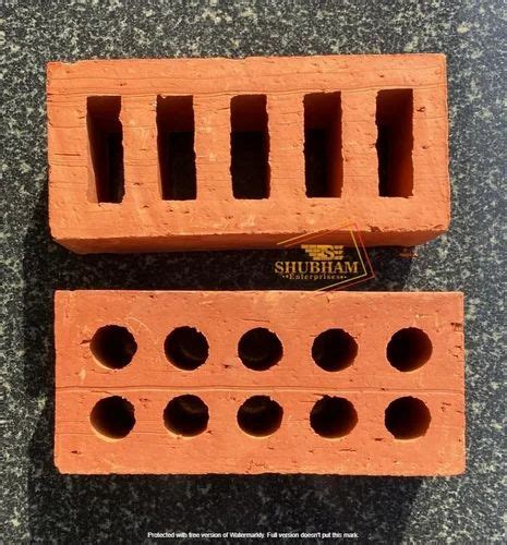 Perforated Exposed Clay Bricks Multi Hole In X In X In At Rs