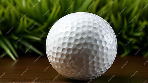 Premium Ai Image Golf Ball Mockup Hd 8k Wallpaper Stock Photographic