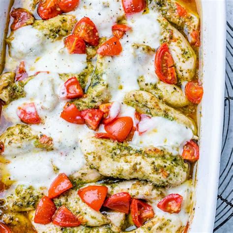 Baked Pesto Chicken Clean Food Crush