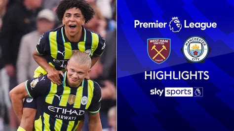 West Ham 1-3 Manchester City | Premier League highlights | Football ...