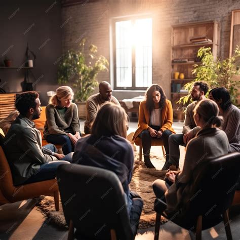 Premium Ai Image Diverse Friends Listening And Comforting Each Other