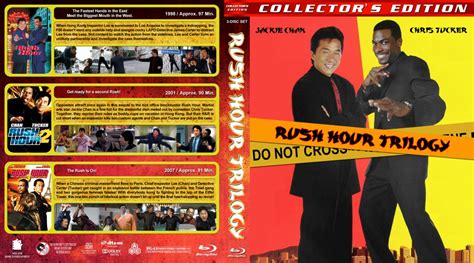 Rush Hour Trilogy Movie Blu Ray Custom Covers Rush Hour Trilogy BR