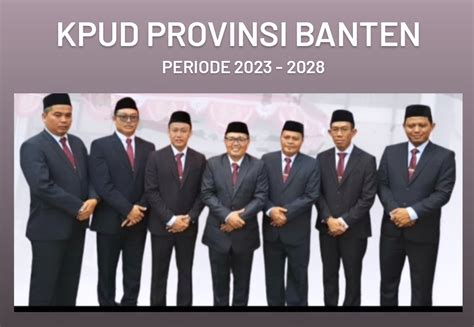 Kpu Ri Resmi Lantik Tujuh Anggota Kpu Provinsi Banten Periode