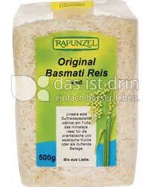 Rapunzel Original Basmati Reis weiß Kalorien kcal und Inhaltsstoffe