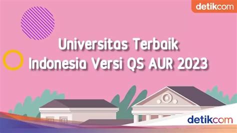 20 Universitas Terbaik Indonesia Versi Qs Aur 2023 Perguruan Tinggi Kampus