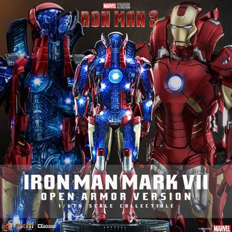 [입고완료] 핫토이 Ds004d51 1 6 아이언맨 3 아이언맨 마크7 오픈아머 버전 Hot Toys Ds004d51 Iron Man 3 1 6th Scale